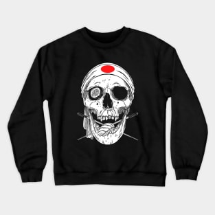 Kawaii Japanese Anime Skeleton Sushi Halloween Crewneck Sweatshirt